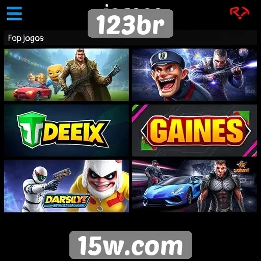 Avaliação da biblioteca de jogos disponíveis no 123br
